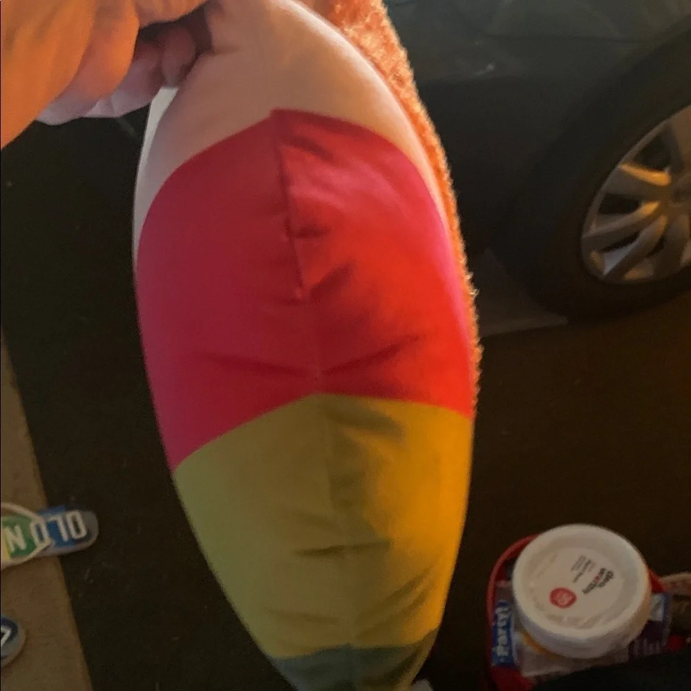 Colorful Turkey Shaped Pillow